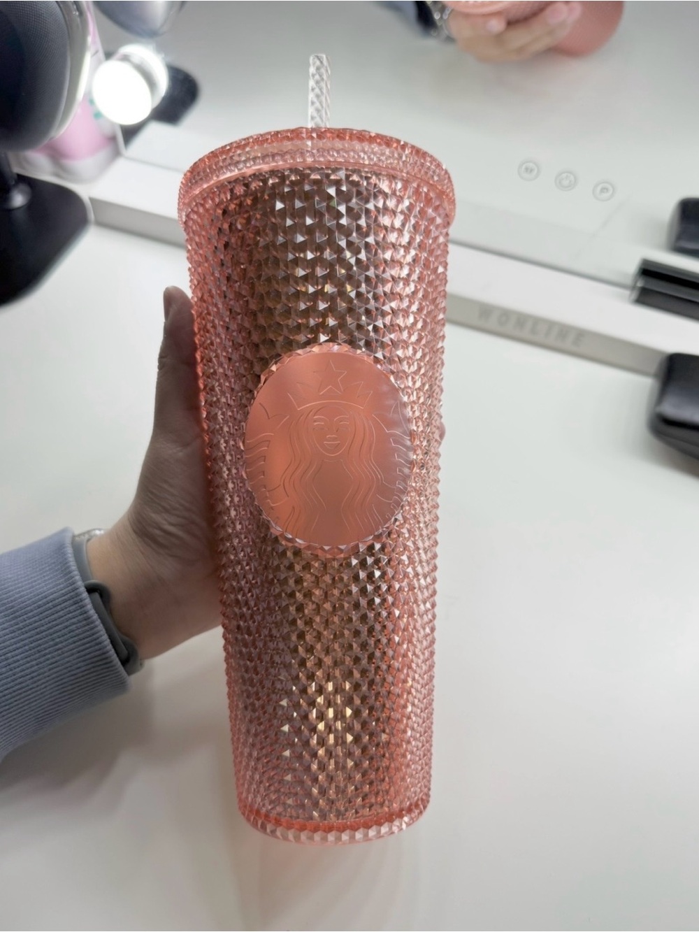 Starbucks 2019 Rose Gold Studded Venti Tumbler